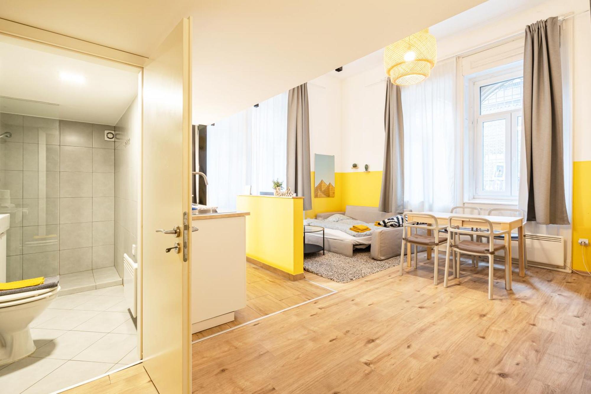 Charming Studio In The Heart Of The Jewish Quarter W41 Yellow Budapest Exterior foto